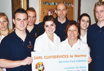 Clef Service Location chalets appartements montagne La Norma Accueil2